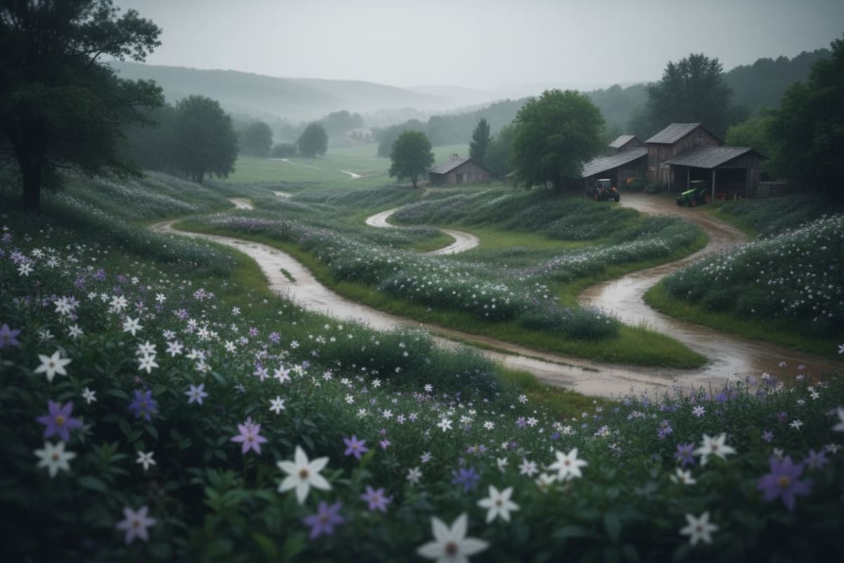 비 오는 날 서천 별꽃농장 추억 만드는 방법 3가지